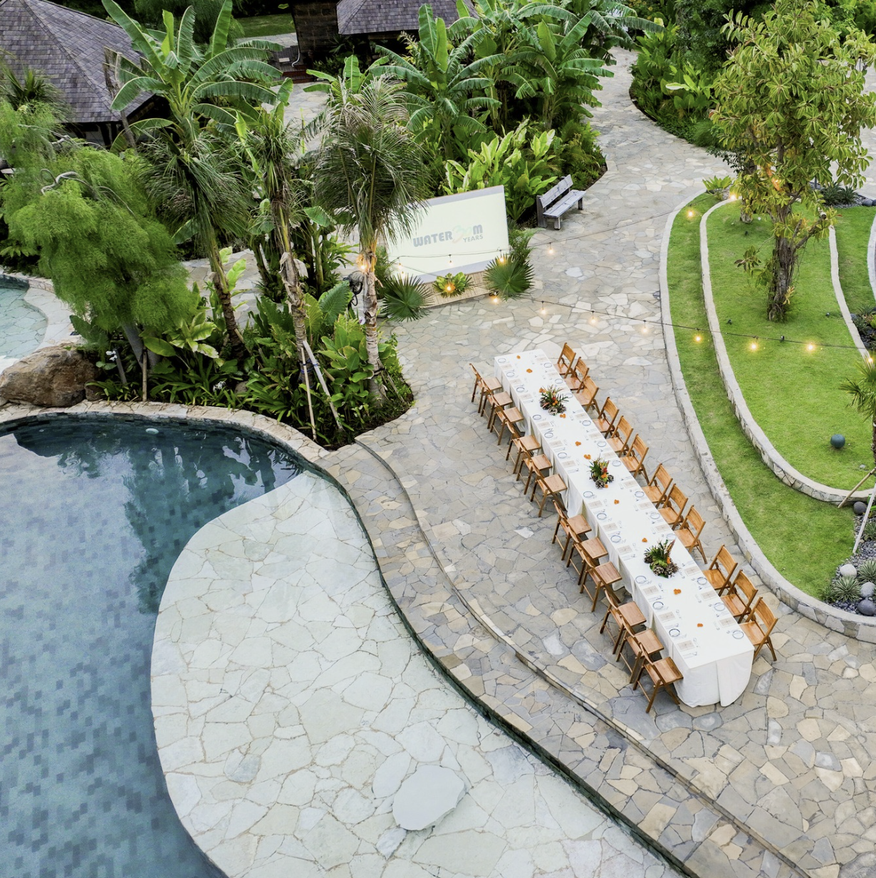 Dine by the Slides - Poolside Private Dinner